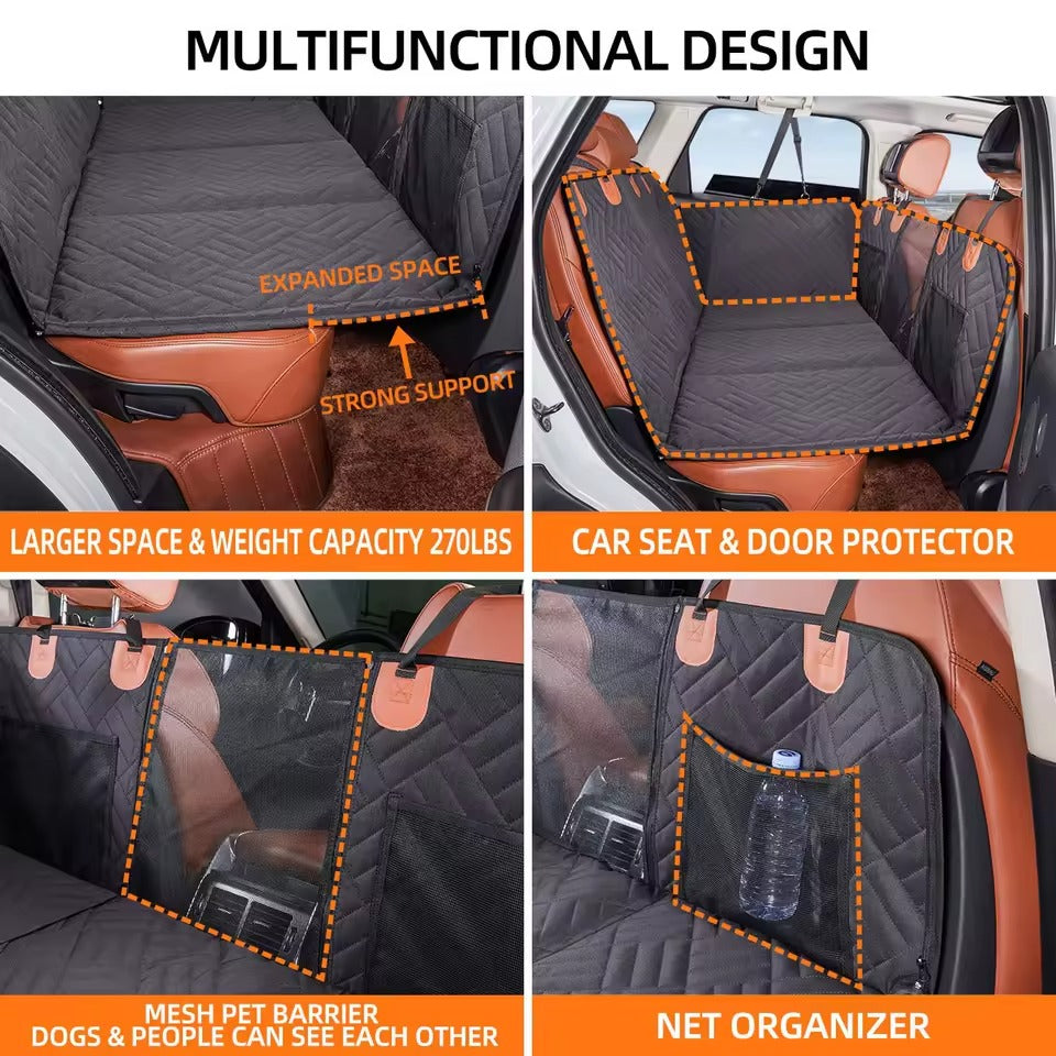 RoveHound™ Hard-Bottom Dog Car Seat Cover